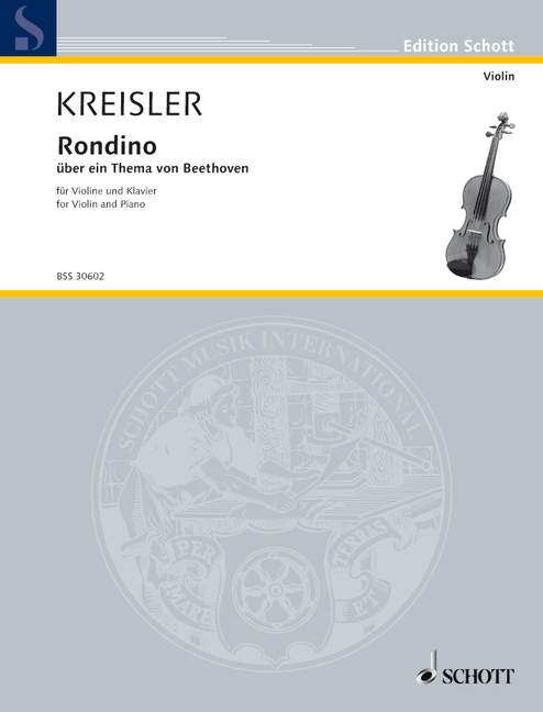 Kreisler: Rondino No. 6 on the theme by Beethoven 1 BSS 30602 Kreisler5B6485D