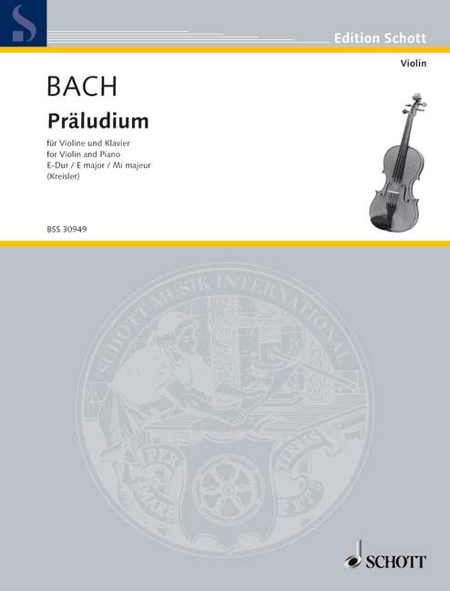 Bach: Prelude in E Major BWV 1006 1 BSS 30949 Bach5B6485D
