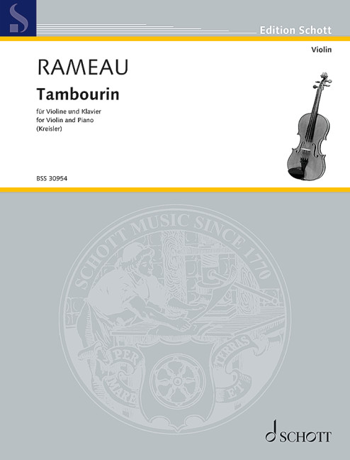 Rameau: Tambourin for Violin and Piano 1 BSS 30954 Rameau 648