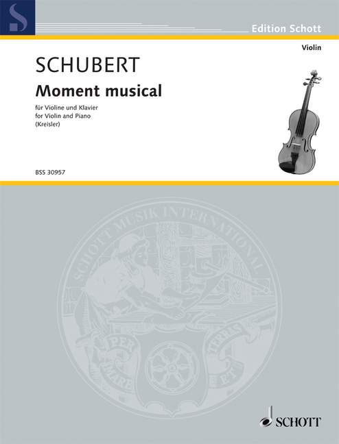 Schubert: Moment Musical op. 94 No. 3 in F minor for Violin and Piano 1 BSS 30957 Schubert5B6485D