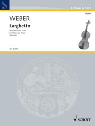 Weber: Larghetto for Violin and Piano