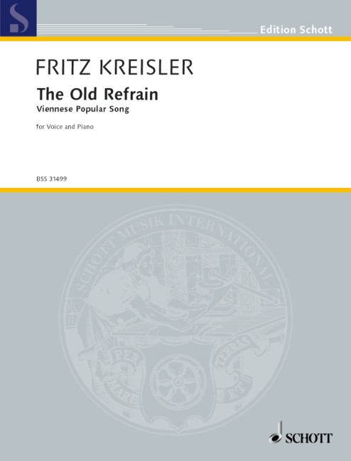 Kreisler: The Old Refrain E flat major E flat major 1 BSS 31499 Kreisler 648