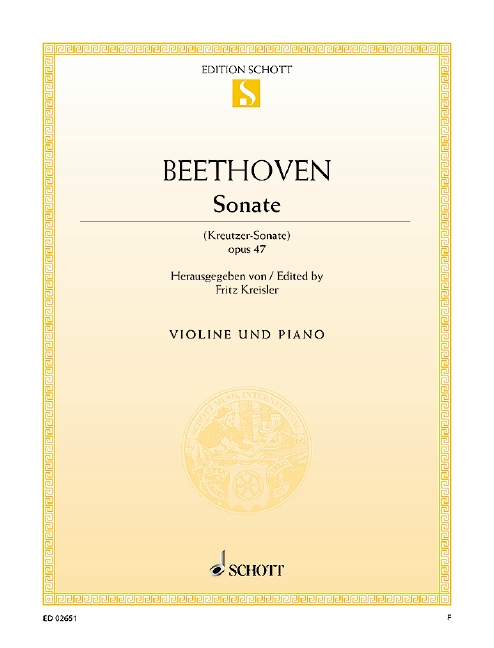 Beethoven: Sonata in A major op. 47 (Kreutzer) 1 ED0 2651 Beethoven 648