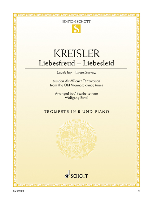 Kreisler: Liebesfreud - Liebesleid for Trumpet and Piano 1 ED0 9782 Kreisler5B6485D