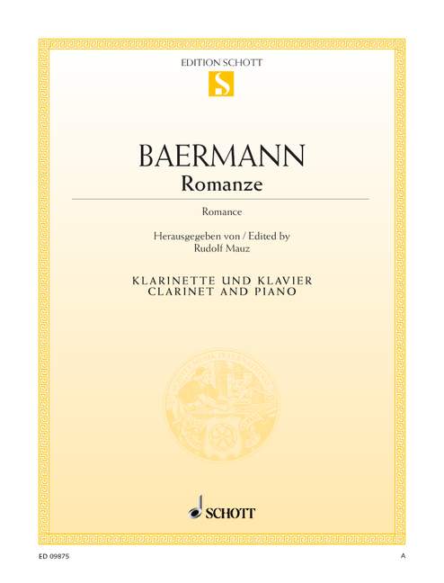 Baermann Romance for Clarinet and Piano 1 ED0 9875 Baermann 648