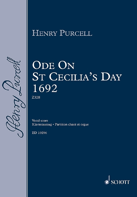 Purcell Ode on St. Cecilia's Day 1692 Z 328 Z 328 1 ED 10296 Purcell 648