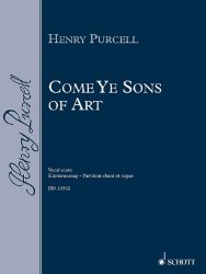 Purcell Come Ye Sons Of Art - Vocal Score