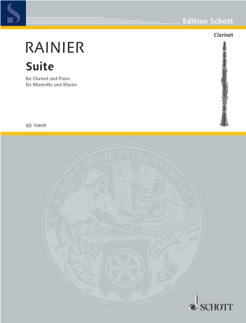 Rainier: Suite for clarinet and piano 1 ED 10409 Rainier5B6485D