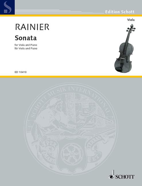 Rainier: Sonata for viola and piano 1 ED 10410 Rainier5B6485D