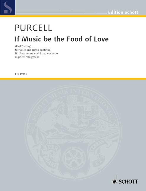 Purcell If Music be the Food of Love Z. 379A F-Sharp minor 1 ED 11915 Purcell5B6485D