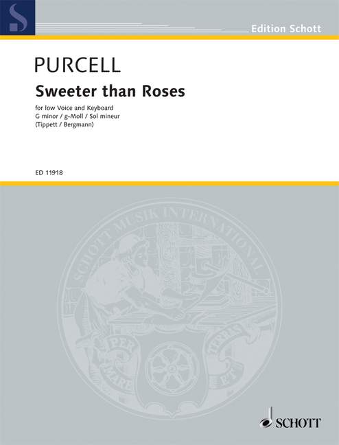Purcell Sweeter than Roses No. 12 G minor 1 ED 11918 Purcell5B6485D