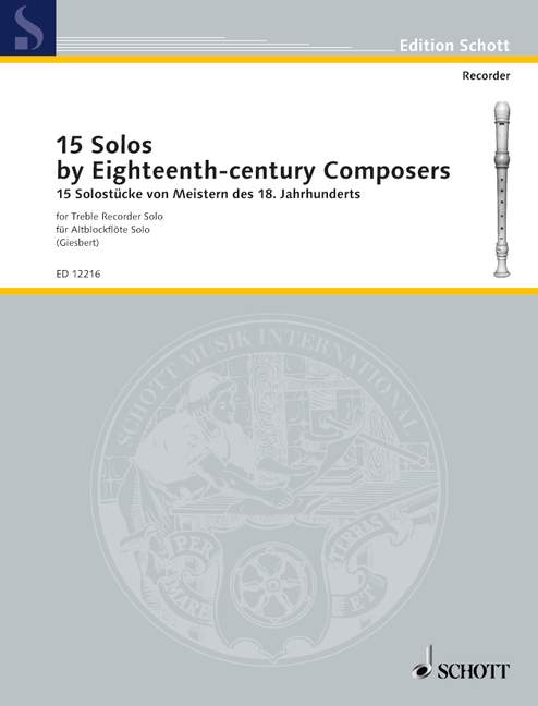 15 Solos by Eighteenth-century Composers 1 ED 12216 Giesbert5B6485D