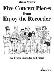 Bonsor: Five Concert Pieces for Treble Recorder