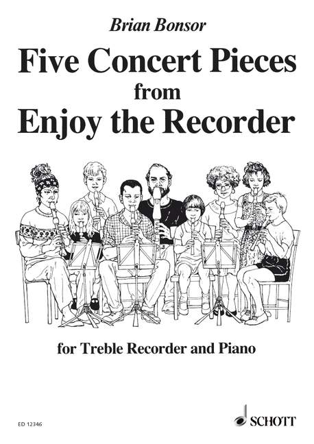 Bonsor: Five Concert Pieces for Treble Recorder 1 ED 12346 Bonsor5B6485D
