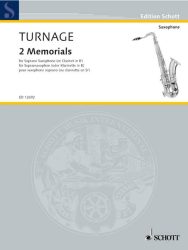 Turnage: 2 Memorials for Soprano Saxophone