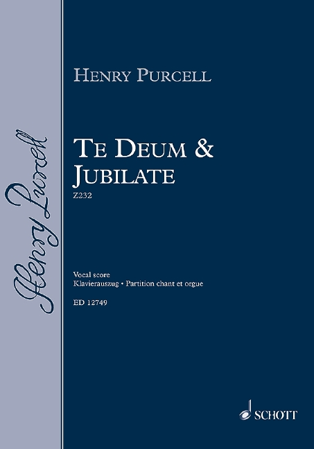 Purcell Te Deum and Jubilate in D major Z 232 1 ED 12749 Pucell 648