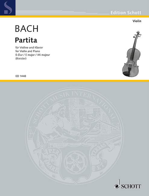 Bach: Partita in E Major BWV1006 1 ED 1448 Bach5B6485D