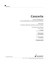 Concerto: Easy Pieces for Descant Recorder and Basso continuo