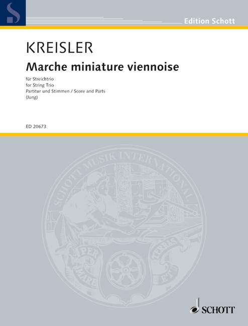 Kreisler: Marche miniature viennoise for String Trio 1 ED 20673 Kreisler 648