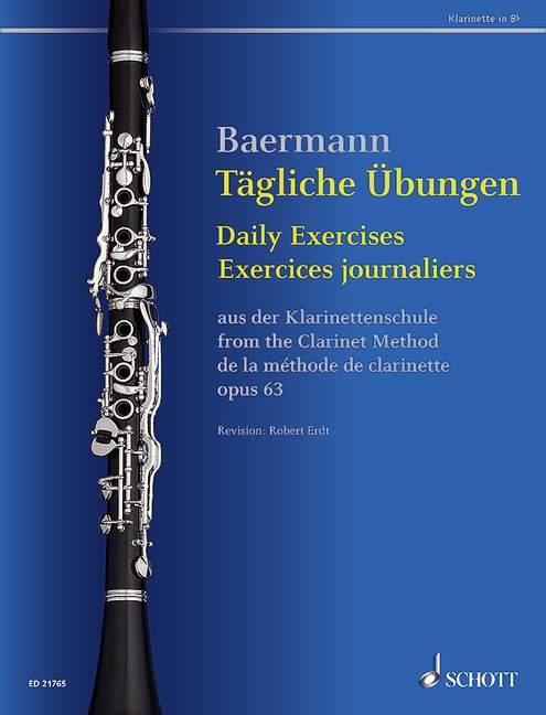 Baermann Daily Exercises op. 63 1 ED 21765 Baermann5B6485D
