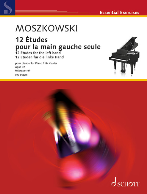 12 Etudes for the Left Hand op. 92 2 ED 23208 Moszkowski 648