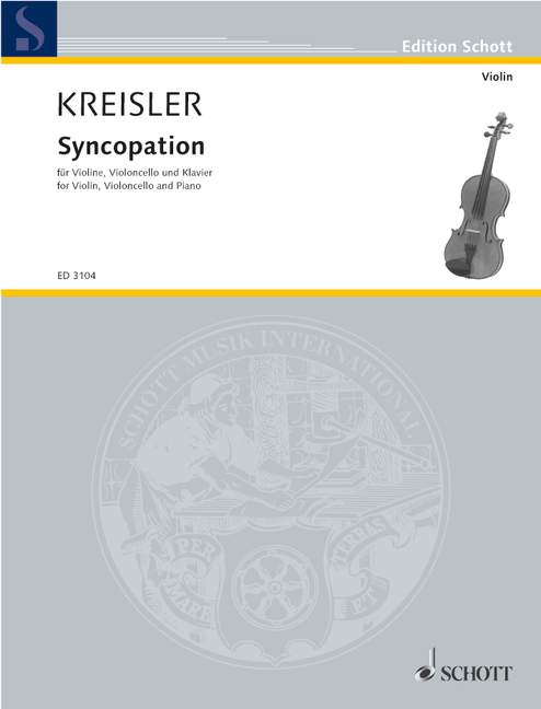 Kreisler: Syncopation for String Trio 1 ED 3104 Kreisler5B6485D