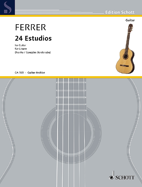 Ferrer: 24 Estudios for Guitar 1 GA 569 Ferrer 648