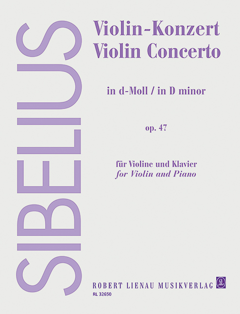 Sibelius Concerto in D minor for Violin op. 47 - Violin and Piano 1 RL 32650 Sibelius5B6485D