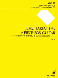 Takemitsu: A piece for Guitar