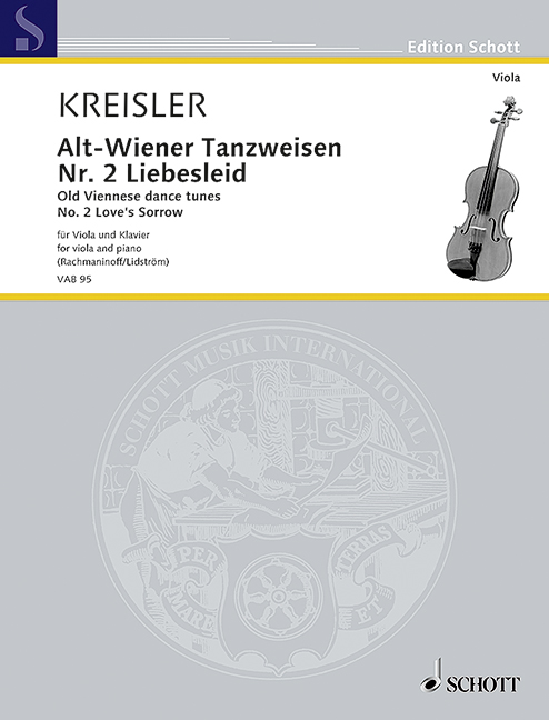 Kreisler: Liebesleid for Viola and Piano 1 VAB 95 Kreisler5B6485D
