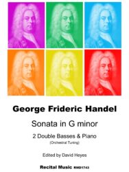 Handel: Sonata in G minor arr. 2 Double Basses and Piano