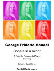 Handel: Sonata in A minor arr. 2 Double Basses and Piano