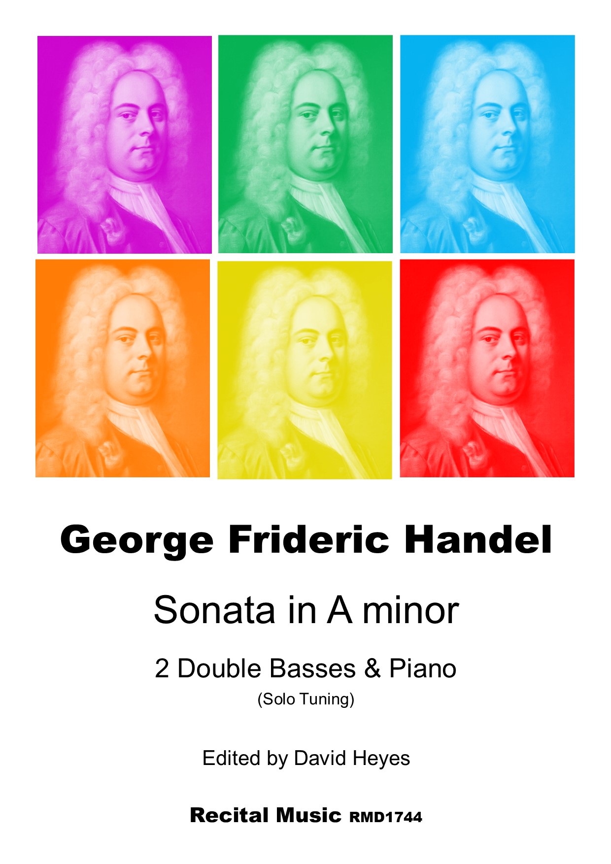 Handel: Sonata in A minor arr. 2 Double Basses and Piano 1 RMD1744